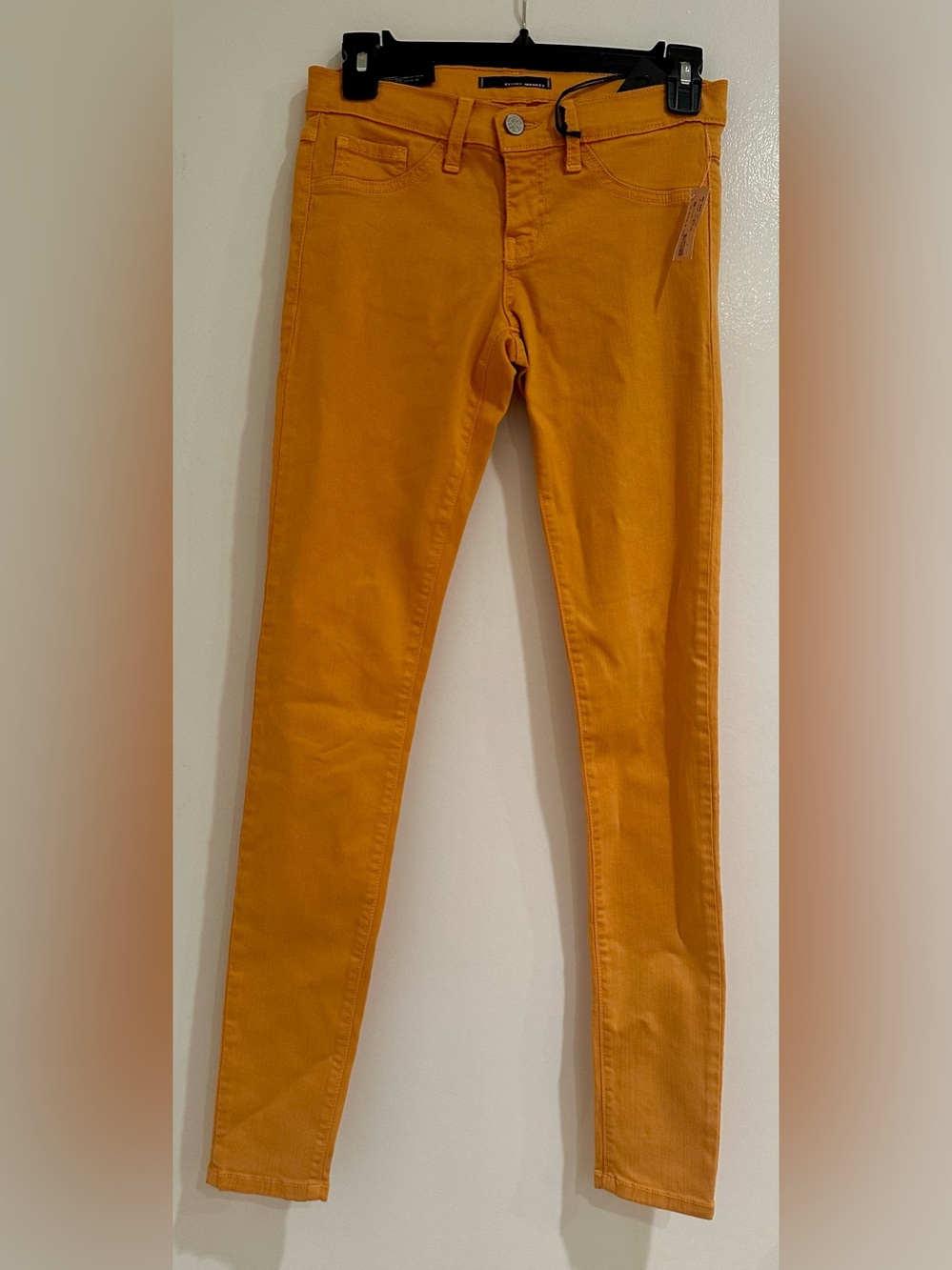 Flying Monkey Mustard Skinny Jeans Size 5